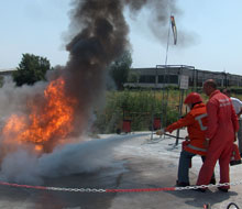 addestramento antincendio